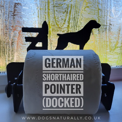 German Shorthaired Pointer (Docked) Toilet Roll Holder